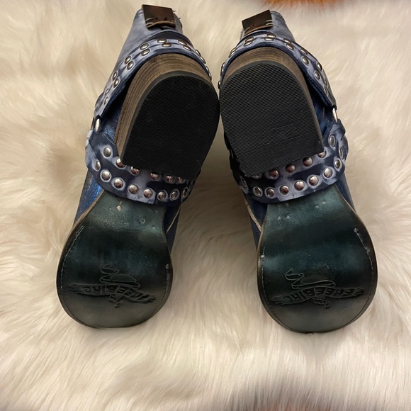 Freebird by Steven Ramone Blue Boots *New* Size 10 - Picture 5 of 6